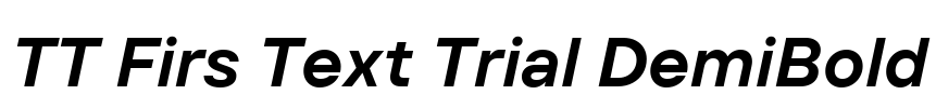 TT Firs Text Trial DemiBold