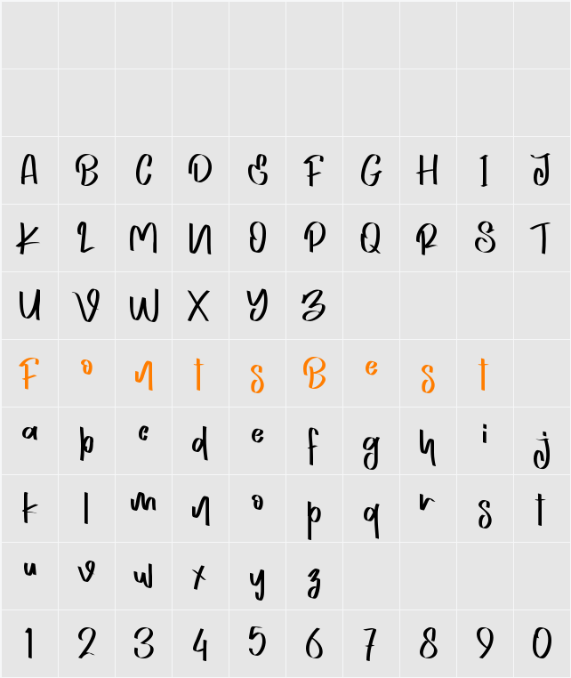 Orange Pumpkin - Personal Use Character Map