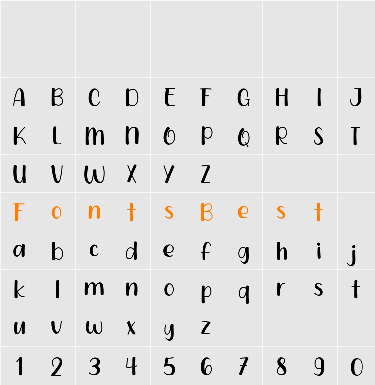 Catread Character Map