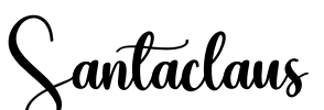 Santaclaus Font Image