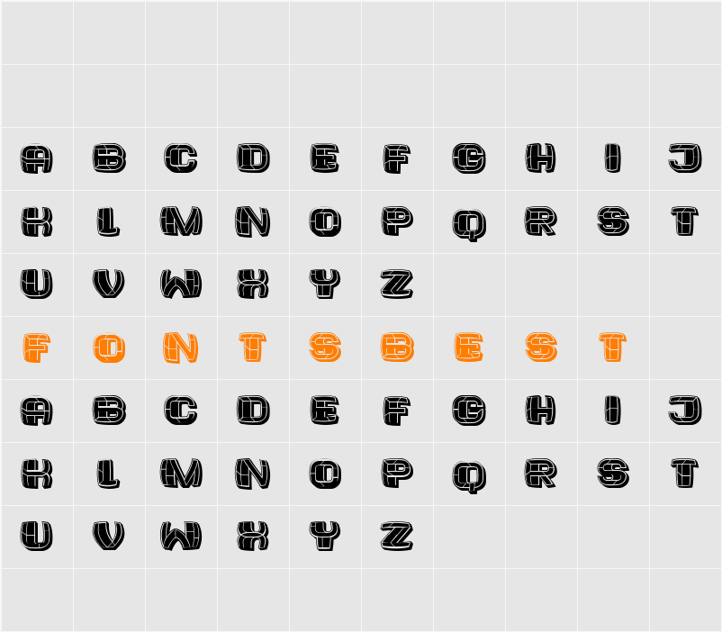 Alexandra Character Map