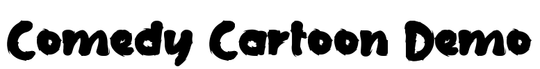 Comedy Cartoon Demo Font Image