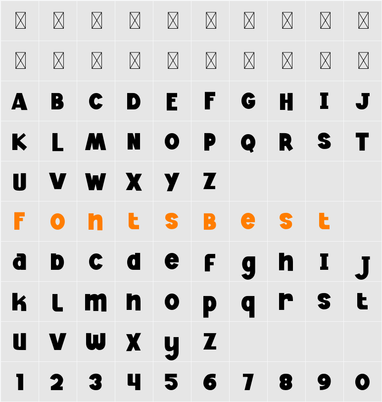 Jester Jumble Character Map