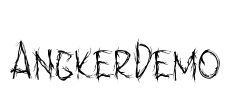 AngkerDemo Font Image