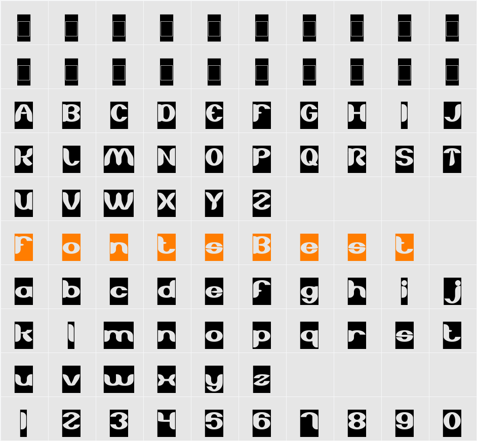 About You-Inverse Character Map