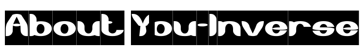 About You-Inverse Font Image