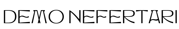 Demo Nefertari Font Image