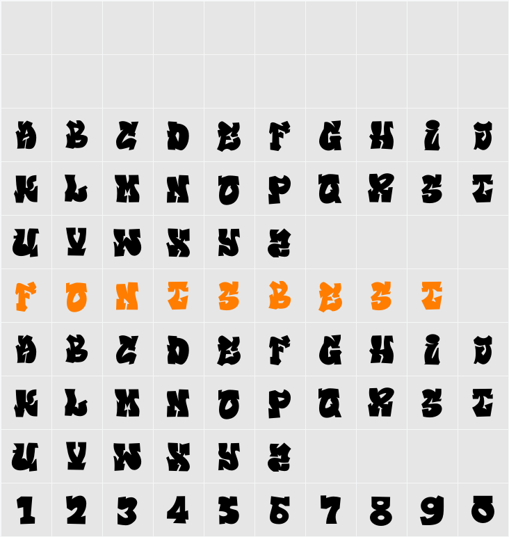 THOMAS Character Map