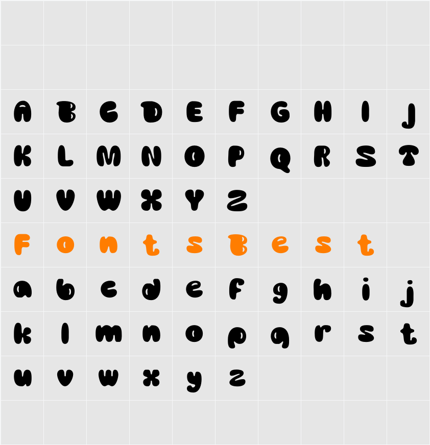 Busky Blur Demo Character Map