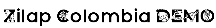Zilap Colombia DEMO Font Image