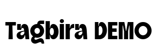 Tagbira DEMO Font Image