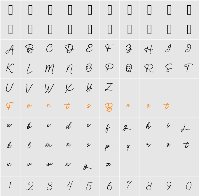 Anilla Roeslan Character Map