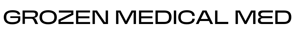 GROZEN MEDICAL Med Font Image