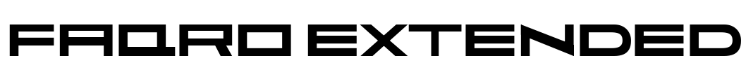 Faqro Extended Font Image