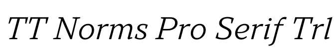 TT Norms Pro Serif Trl Font Image