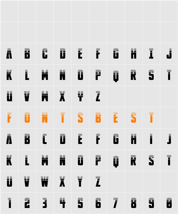 DiaClone Halftone Character Map