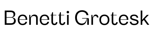 Benetti Grotesk Font Image