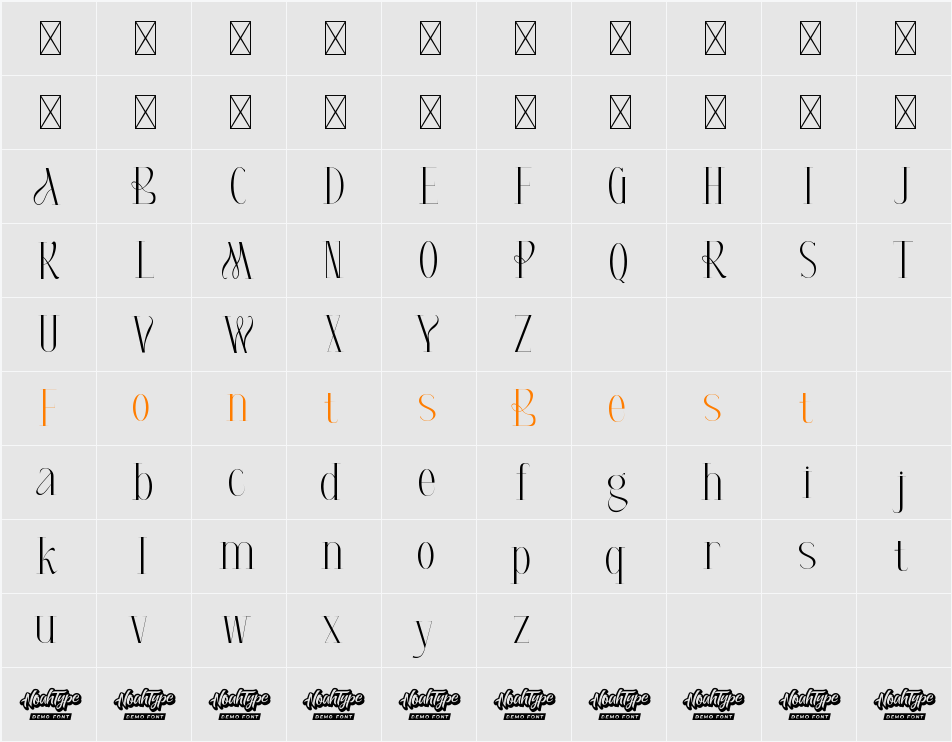 Star Paradise Demo Character Map