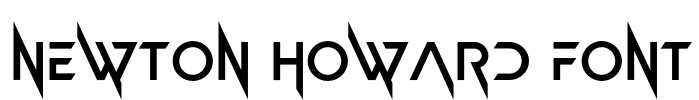 Newton Howard Font Font Image