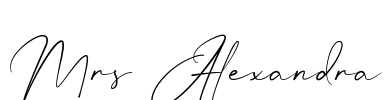 Mrs Alexandra Font Image