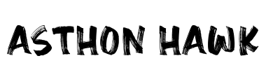 Asthon Hawk Font Image
