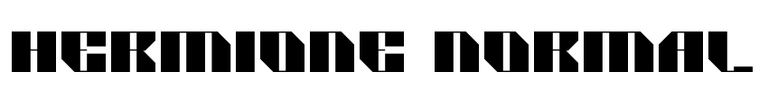 HERMIONE Normal Font Image