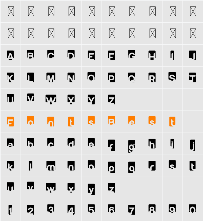 Afficher Character Map