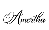 Amertha Font Image