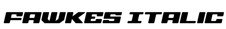 Fawkes Italic Font Image