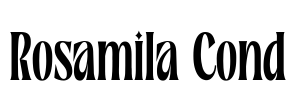 Rosamila Cond Font Image