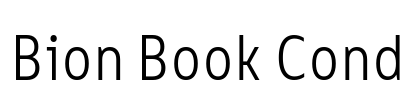 Bion Book Cond Font Image