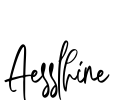 Aesslhine Font Image