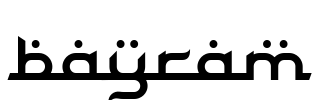 Bayram Font Image