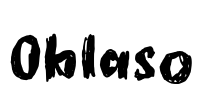 Oblaso Font Image
