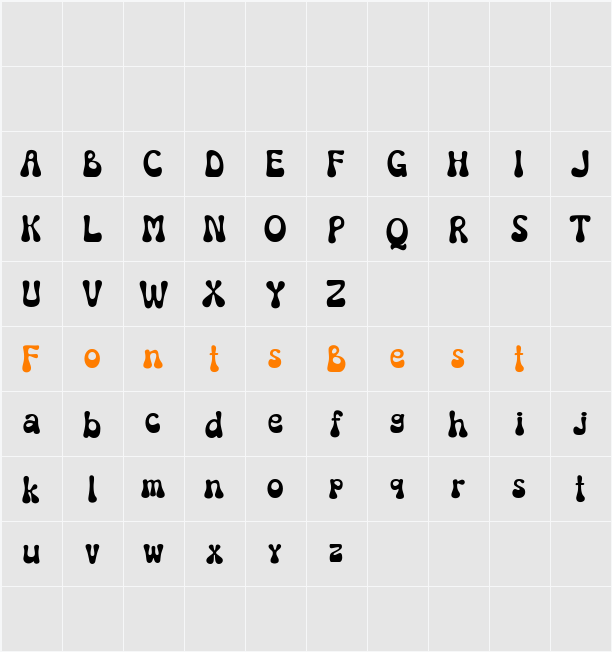 Mondice Character Map
