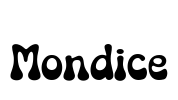 Mondice Font Image