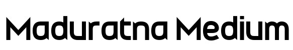 Maduratna Medium Font Image