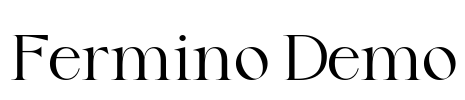 Fermino Demo Font Image