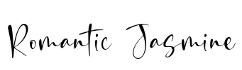 Romantic Jasmine Font Image