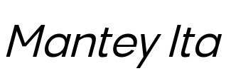 Mantey Ita Font Image