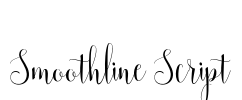 Smoothline Script Font Image