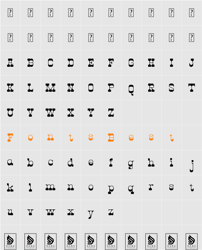 Hunting Ground Character Map