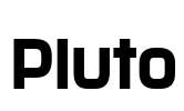 Pluto Font Image