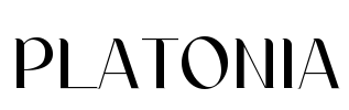 PLATONIA Font Image