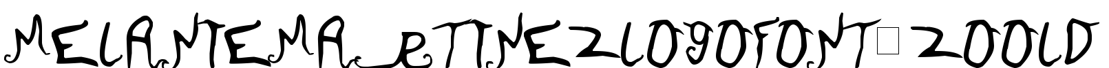 MELANIEMARTINEZLOGOFONT2 ZOOLD Font Image