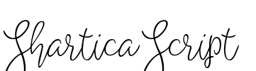Shartica Script  Font Image
