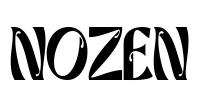NOZEN Font Image