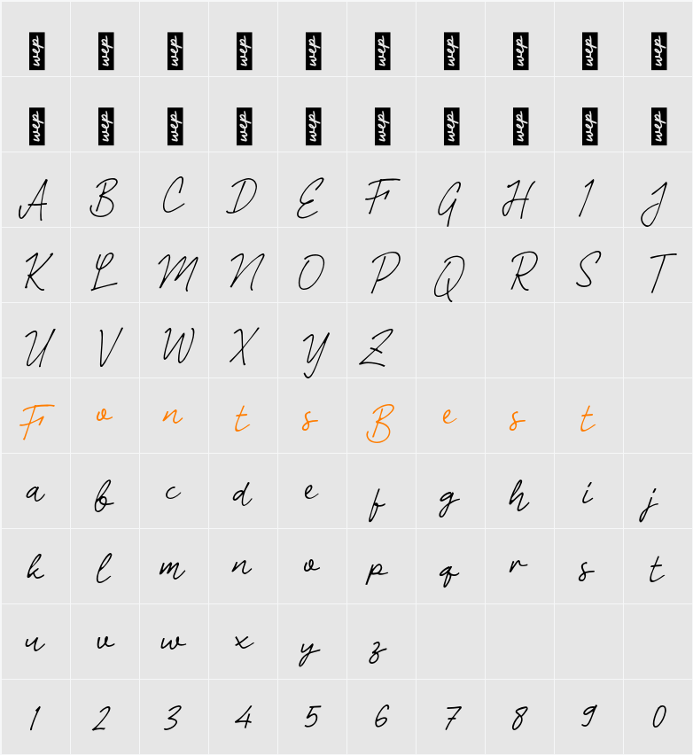 K Karang Cerita Character Map