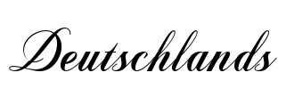 Deutschlands Font Image