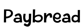 Paybread Font Image